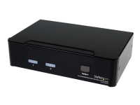 StarTech.com 2 Port USB HDMI KVM Switch with Audio and USB 2.0 Hub - 1080p (1920 x 1200), Hotkey Support - Dual Port Keyboard Video Monitor Switch (SV231HDMIUA) - KVM / lyd / USB-svitsj - 2 x KVM/lyd/USB - 1 lokalbruker - stasjonær - for P/N: IM12D15