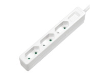 LogiLink LPS229, 1,5 m, 3 AC-utganger, Innendørs, Type C, IP20, 1 mm²