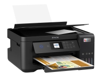 Epson EcoTank ET-2850 - Multifunksjonsskriver - farge - ink-jet - A4 (medie) - opp til 10.5 spm (trykking) - 100 ark - USB, Wi-Fi - svart