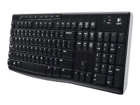 Logitech Wireless Keyboard K270 - Tastatur - trådløs - 2.4 GHz - USA/Europa