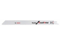 Bosch Accessories 2608656021 Bajonetsavklinge S 1122 HF, fleksibel til træ og metal, pakke med 5 stk. Savbladslængde 225 mm 5 stk