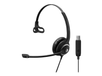 EPOS I SENNHEISER IMPACT SC 230 USB - 200 Series - hodesett - on-ear - kablet - USB - svart, sølv