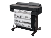 HP DesignJet T650 - 24 storformatsskriver - farge - ink-jet - Rull A1 61,0 cm x 91,4m) - 2400 x 1200 dpi - inntil 0.43 min/side (mono) / inntil 0.43 min/side (farge) - USB, LAN, Wi-Fi - kutter