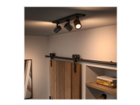 Philips Hue White Ambiance Runner Triple Spot - Svart + Dimming Switch