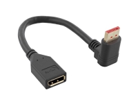 InLine 17159O, 0,15 m, DisplayPort, DisplayPort, Hankjønn, Hunkjønn, 3840 x 2160 piksler