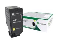 Lexmark - Gul - original - tonerpatron LCCP, LRP - for Lexmark CS720de, CS720dte, CS725de, CS725dte, CX725de, CX725dhe, CX725dthe