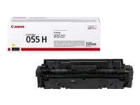 Canon 055 H - Høy ytelse - gul - original - tonerpatron - for imageCLASS LBP664 i-SENSYS LBP663, LBP664, MF742, MF744, MF746 Satera LBP662
