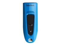 SanDisk Ultra - USB-flashstasjon - 64 GB - USB 3.0 - blå