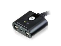 ATEN US424 4-Port USB Peripheral Sharing Device - USB-periferdelesvitsj - stasjonær