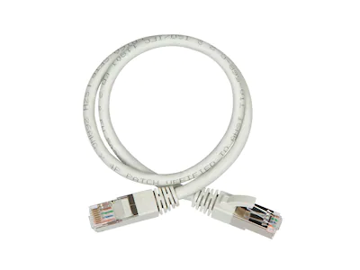 Nettverkskabel Cat6a grå 0,5m