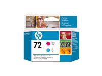 HP 72 - Cyan, magenta - skriverhode - for DesignJet HD Pro MFP, SD Pro MFP, T1100, T1120, T1200, T1300, T2300, T770, T790, T795