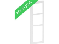 LAURITZ KNUDSEN FUGA SOFT designramme 3,5 modul, hvid.