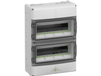 SPELSBERG Gruppetavle AK 28, 2x14 moduler HxBxD: 450x315x155 mm IP 65 Polycarbonat, lysegrå RAL 7035