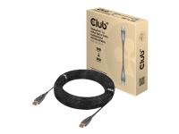 Club 3D CAC-1079 - DisplayPort-kabel - DisplayPort (hann) låst til DisplayPort (hann) låst - DisplayPort 1.4 - 20 m - 4K-støtte, 8K-støtte, Active Optical Cable (AOC)