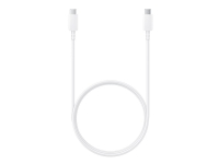 Samsung EP-DN975 - USB-kabel - USB-C (hann) til USB-C (hann) - USB 2.0 - 1 m - USB Power Delivery (5 A, 100 W) - hvit - for Galaxy Note10, Note10+, Note10+ 5G