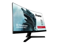 iiyama G-MASTER Red Eagle G2466HSU-B1 - LED-skjerm - kurvet - 24 (23.6 synlig) - 1920 x 1080 Full HD (1080p) @ 165 Hz - VA - 250 cd/m² - 3000:1 - 1 ms - 2xHDMI, DisplayPort - høyttalere - matt svart