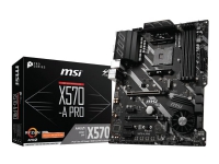 MSI X570-A PRO - Hovedkort - ATX - Socket AM4 - AMD X570 Chipset - USB-C Gen2, USB 3.2 Gen 1, USB 3.2 Gen 2 - Gigabit LAN - innbygd grafikk (CPU kreves) - HD-lyd (8-kanalers)