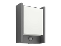 Philips myGarden Arbour IR - Vegglampe - LED - 6 W (ekvivalent 47 W) - varmt hvitt lys - antrasitt
