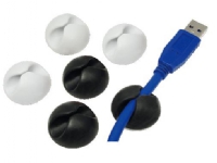 LogiLink KAB0009, Svart, Hvit, 5 g, 116 mm, 18 mm, 17,8 cm, 6 stykker