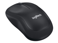 Logitech M220 Silent - Mus - optisk - 3 knapper - trådløs - 2.4 GHz - USB trådløs mottaker - koksgrå