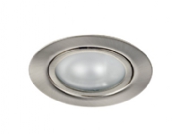 Brumberg 2358.07, Innsunket spotlight, G4, 1 ampuller, Halogen, 20 W, Sølv