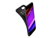 Spigen Rugged Armor - Baksidedeksel for mobiltelefon - kullstoff-fiber, termoplast-polyuretan (TPU) - svart - for Apple iPhone 7, 8, SE (2nd generation)