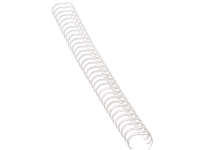 Fellowes - 12 mm - 297 mm - 34 ringer - A4 (210 x 297 mm) - 100 ark - hvit - 100 stk bindestreng - for Fellowes Galaxy E, Galaxy Wire, Quasar 130