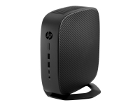 HP t740 - Tynn klient - SFF - 1 x Ryzen Embedded V1756B / 3.25 GHz - RAM 8 GB - flash 128 GB - Radeon Vega 8 - GigE - WLAN: 802.11a/b/g/n/ac, Bluetooth 5.0 - Windows 10 IoT Enterprise for Thin Clients 64-bit - monitor: ingen - tastatur: Tysk