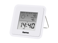 Hama TH50, Hvit, Inne hygrometer, Inne Termometer, Utendørs Barometer, Hygrometer, 20 - 95%, 0 - 50 °C, 0 - 50 °C