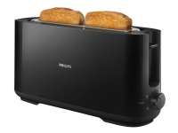 Philips Daily Collection HD2590 - Brødrister - 2 skive - 1 Spor - svart