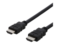DELTACO - HDMI-kabel - HDMI hann til HDMI hann - 50 cm - svart
