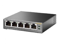 TP-Link TL-SG1005P - Switch - ikke-styrt - 4 x 10/100/1000 (PoE) + 1 x 10/100/1000 - stasjonær - PoE (56 W)