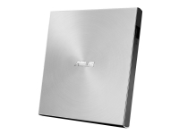 ASUS ZenDrive U7M SDRW-08U7M-U - Platestasjon - DVD±RW (±R DL) / DVD-RAM - 8x/8x/5x - USB 2.0 - ekstern - sølv
