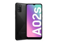 Samsung Galaxy A02s - 4G smarttelefon - dobbelt-SIM - RAM 3 GB / 32 GB - microSD slot - LCD-display - 6.5 - 1600 x 720 piksler - 3x bakkamera 13 MP, 2 MP, 2 MP - front camera 5 MP - svart