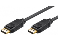 Goobay 1m DisplayPort 1.2 20-pin, 1 m, DisplayPort, DisplayPort, Hankjønn, Hankjønn, Gull