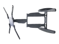 VivoLink Wall Mount With Arm - Monteringssett (veggplate, veggmontering, VESA-adapter, justerbar monteringsarm) - for flatpanel (Slim Full-bevegelse) - skjermstørrelse: 23-55 - monteringsgrensesnitt: inntil 400 x 400 mm - veggmonterbar