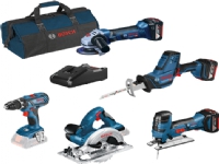 Bosch AKKUSÆT 18V GSR/GST/GWS/GKS/GSA 3X4A GAL