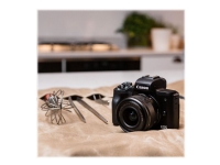 Canon EOS M50 Mark II - Digitalkamera - speilløst - 24.1 MP - APS-C - 4K / 24 fps - 8.3optisk x-zoom EF-S 18 - 150 mm IS STM linse - Wi-Fi, Bluetooth - black with graphite gray lens