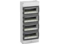 SPELSBERG Gruppetavle AK 56, 4x14 moduler HxBxD: 750x315x155 mm IP 65 Polycarbonat, lysegrå RAL 7035