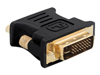 Delock - VGA-adapter - DVI-I (hann) til HD-15 (VGA) (hunn) - tommelskruer - for P/N: 95253
