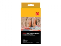 Kodak All-In-One Cartridge MSC-20 - 2-pack - farge (cyan, magenta, gul) - skriverbånd / etikettsett - for Kodak C210, MiniShot Photo Printer Mini 2