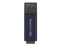 Team C211 - USB-flashstasjon - 128 GB - USB 3.2 Gen 1 - grå, blå