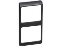 LAURITZ KNUDSEN Opus® 66 ramme 2 modul lodret, koksgrå.