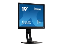 iiyama ProLite B1980D-B1 - LED-skjerm - 19 - 1280 x 1024 @ 60 Hz - TN - 250 cd/m² - 1000:1 - 5 ms - DVI-D, VGA - matt svart