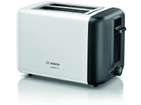 Bosch DesignLine TAT3P421DE - Brødrister - 2 skive - 2 Spor - hvit