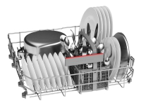 Bosch Serie | 4 SMU4HTS31E - Oppvaskmaskin - innebygd - Wi-Fi - Nisje - bredde: 60 cm - dybde: 55 cm - høyde: 81.5 cm - grå