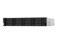 QNAP TS-1232PXU-RP - NAS-server - 12 brønner - kan monteres i rack - SATA 6Gb/s - RAID 0, 1, 5, 6, 10, 50, JBOD, 60 - RAM 4 GB - Gigabit Ethernet / 2.5 Gigabit Ethernet / 10 Gigabit Ethernet - iSCSI støtte - 2U