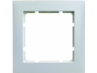 BERKER Ramme 1 modul S.1 hvidFor lodret og vandret montage