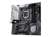 ASUS PRIME Z590M-PLUS - Hovedkort - mikro ATX - LGA1200-sokkel - Z590 Chipset - USB 3.2 Gen 1, USB 3.2 Gen 2, USB-C Gen 2x2 - Gigabit LAN - innbygd grafikk (CPU kreves) - HD-lyd (8-kanalers)