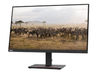 Lenovo ThinkVision S27e-20 - LED-skjerm - 27 - 1920 x 1080 Full HD (1080p) - IPS - 250 cd/m² - 1000:1 - 4 ms - HDMI, VGA - ravnsort